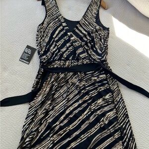 Express Black and Gold Women's Dress